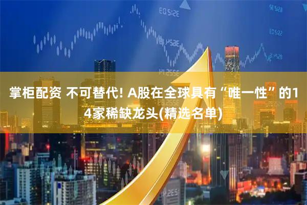 掌柜配资 不可替代! A股在全球具有“唯一性”的14家稀缺龙头(精选名单)