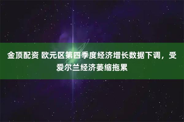 金顶配资 欧元区第四季度经济增长数据下调，受爱尔兰经济萎缩拖累