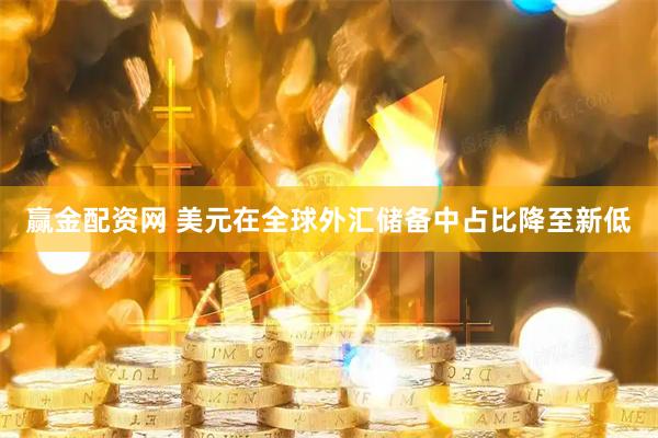 赢金配资网 美元在全球外汇储备中占比降至新低