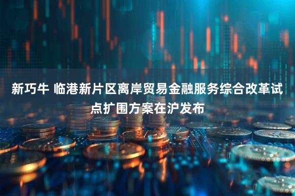 新巧牛 临港新片区离岸贸易金融服务综合改革试点扩围方案在沪发布